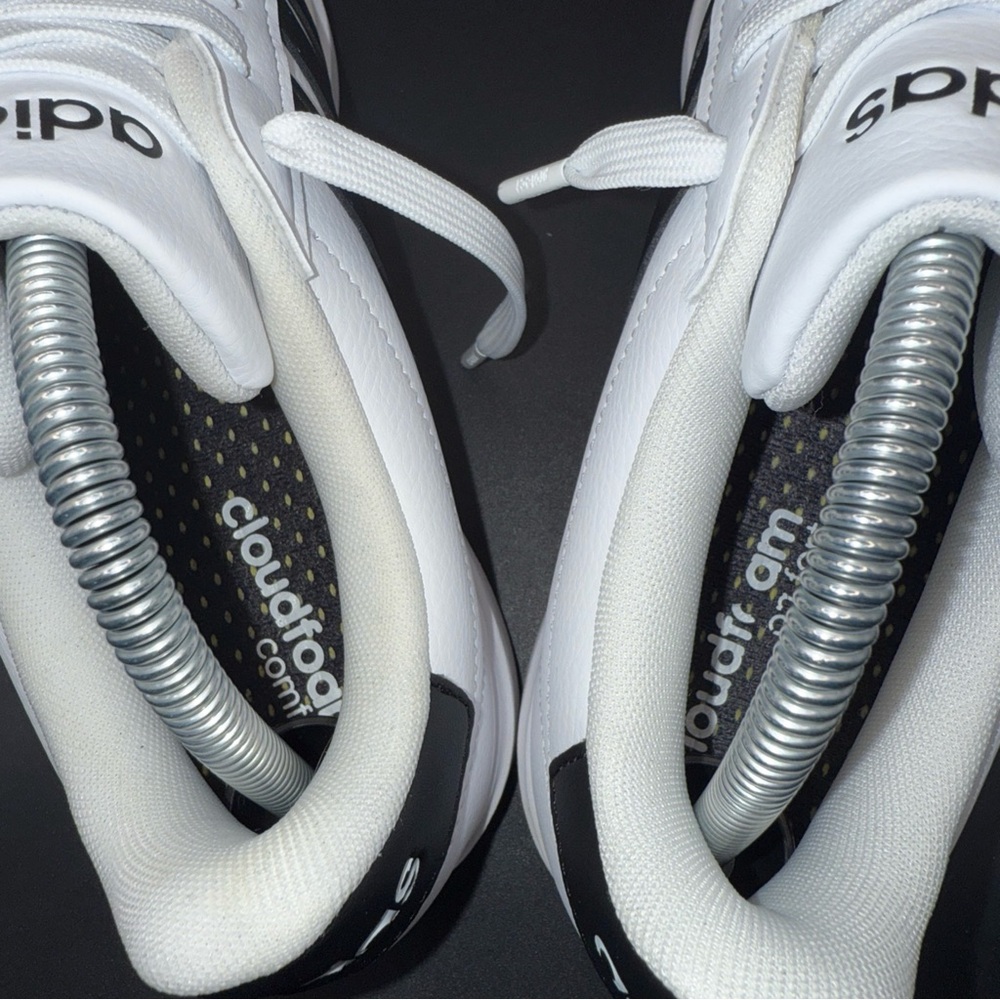 Size 8.5 - adidas Grand Court 2.0 White Black Women GW9214, No Box, Clean, 10/10 - Picture 4 of 10